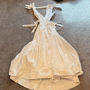 BCBGMaxAzria White Backless Dress